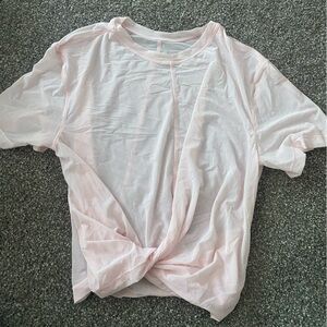 lululemon athletica Pink Short Sleeve Tee